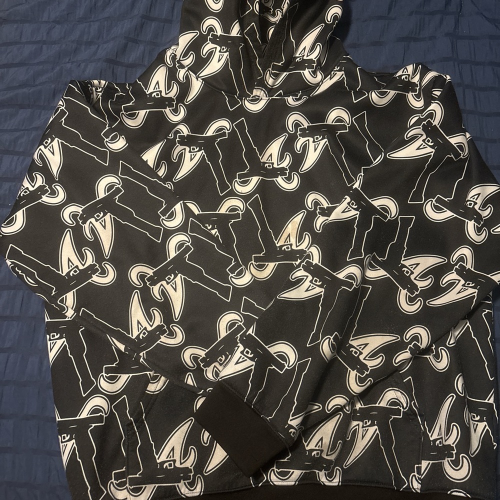Stylish Black Graphic Hoodie